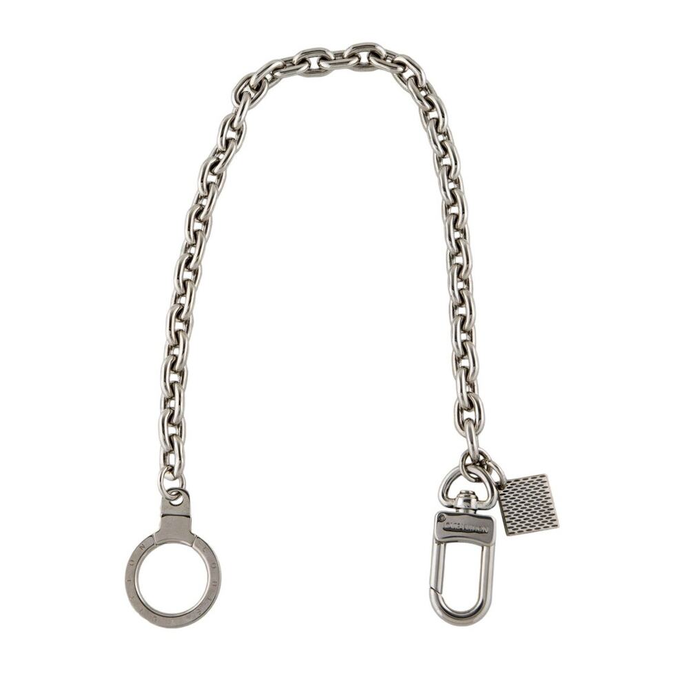 Louis Vuitton Chenne Ano Cles XL Key Chain Strap  Bag Charm Silver